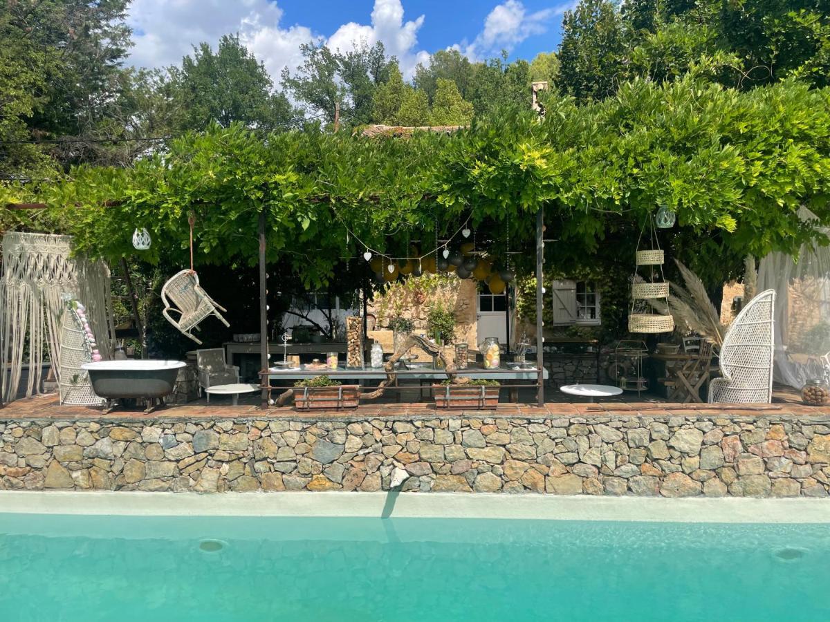 La Bergerie Barbebelle - Piscine - Proche Tourtour - Gorges Du Verdon - Lac De Sainte Croix Villecroze Ngoại thất bức ảnh